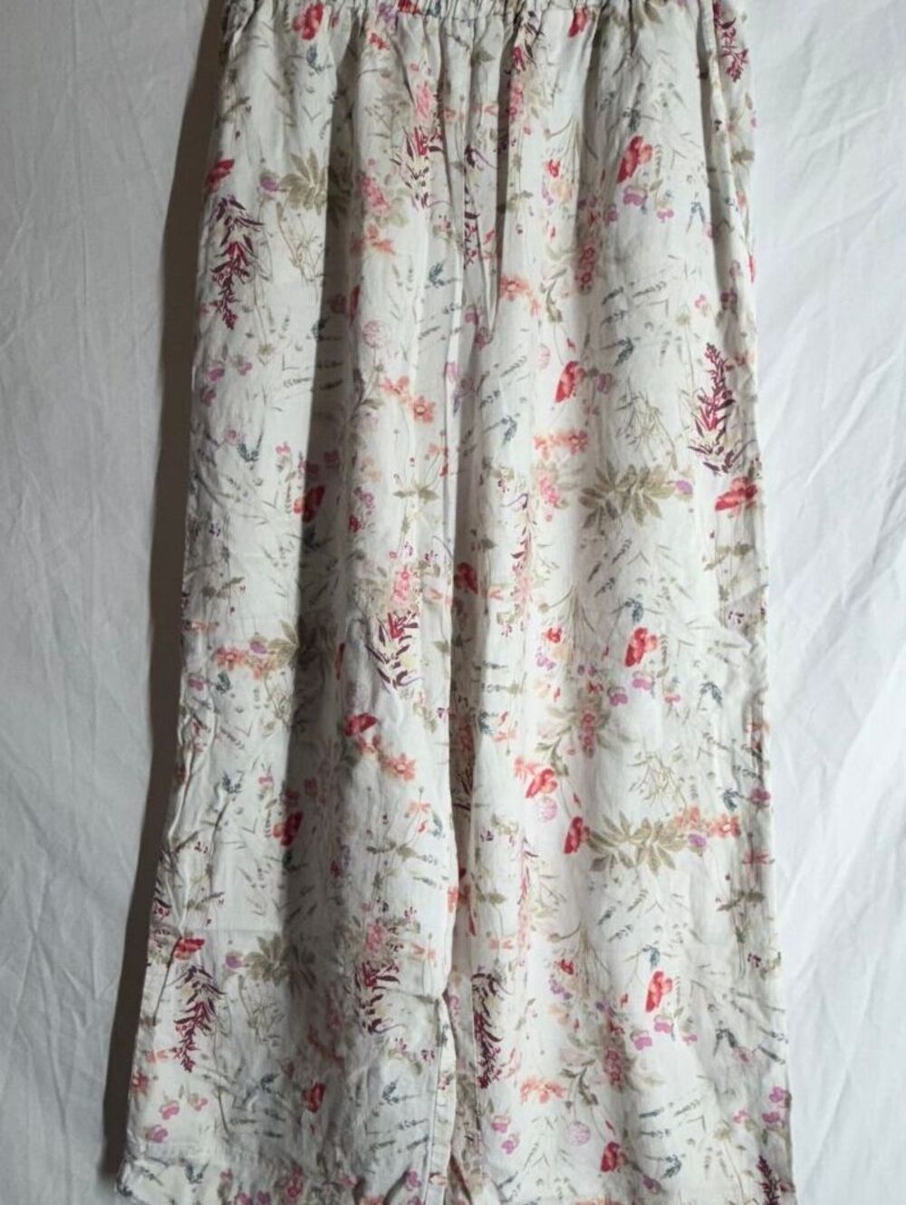 Women's Jones NY Floral Print Lightweight Pull-On Casual Pants With Pockets